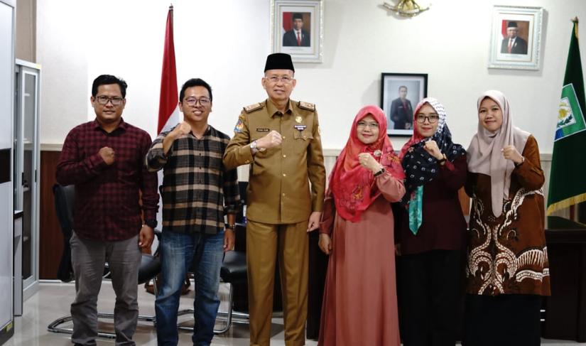 Audiensi Tular Nalar - Mitra JAPELIDI bersama Sekda Isnan Fajri..