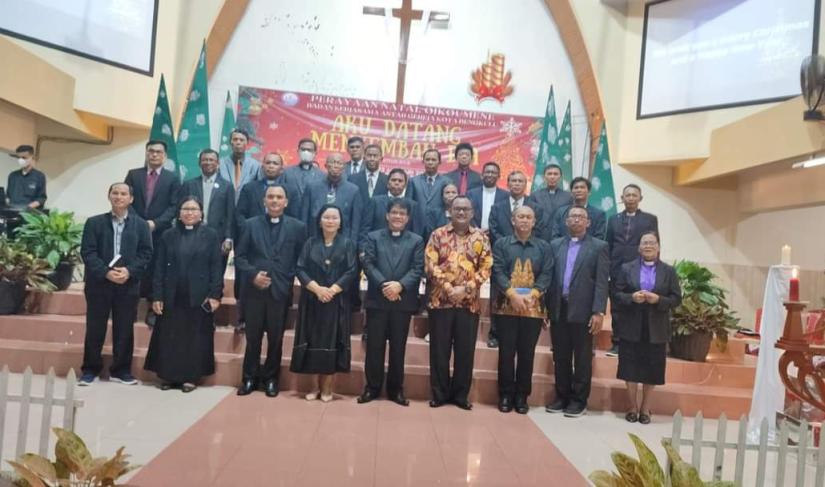 Dokumentasi Natal Tahun 2022 di Bengkulu.