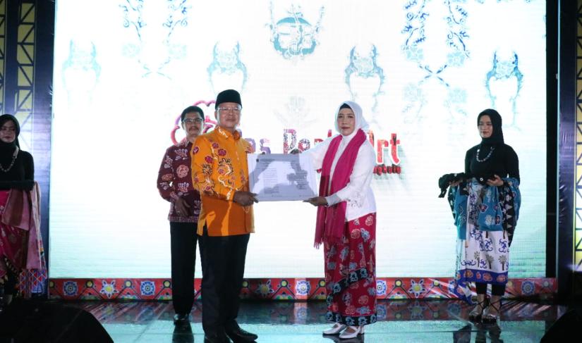 LPP Bengkulu Launching Batik dan Peresmian Pusat Edukasi Batik serta LPK Pasperlu Arunika.