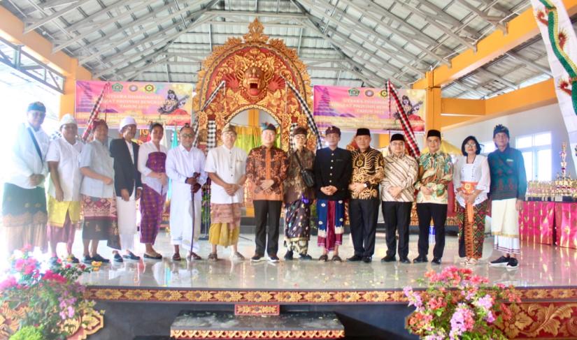 Utsawa Dharmagita Tingkat Provinsi Bengkulu untuk Memperkuat Semangat Beragama.