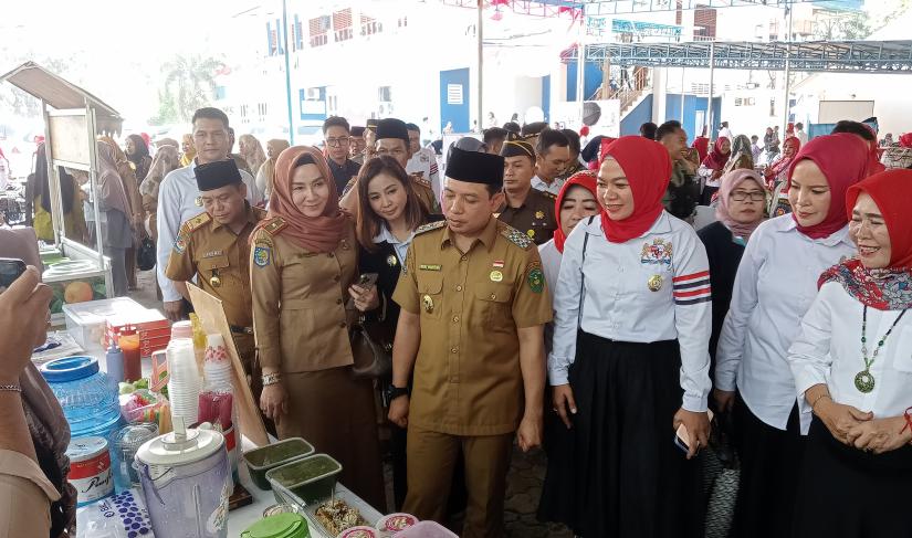 Pameran UMKM di Kota Bengkulu.