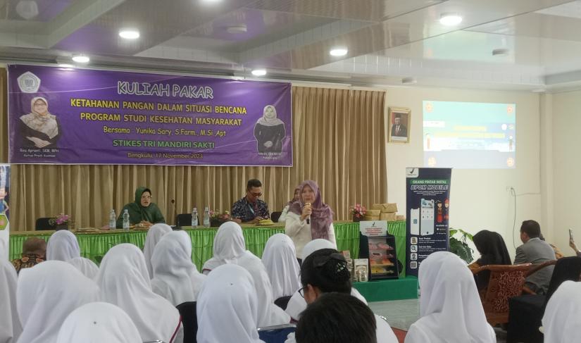 Sekolah pakar ketahanan pangan dalam situasi bencana.