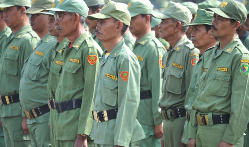 Perekrutan petugas Linmas untuk Pemilu di Kota Bengkulu.