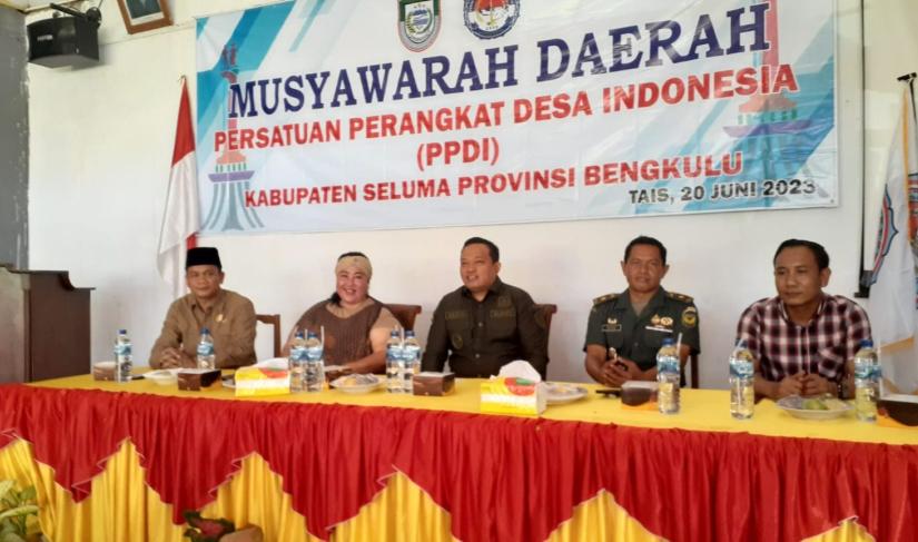 Musyawarah Daerah (Musda) organisasi Persatuan Perangkat Desa Indonesia (PPDI) Kabupaten Seluma