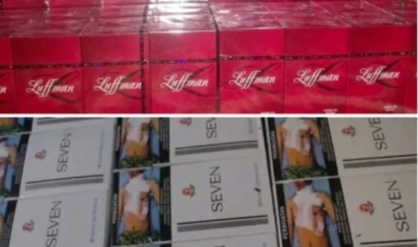 Seven dan Lutfman dua jenis rokok ilegal yang laris manis terjual di warung-warung kecil dalam Kota Bengkul