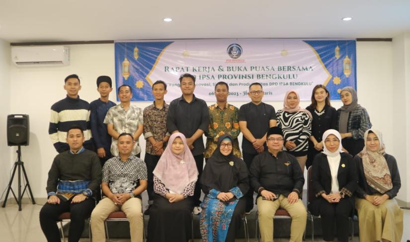 Rapat Kerja (Raker) DPD IPSA Provinsi Bengkulu pada Kamis (6/4/2023) di Hotel Amaris/ist/