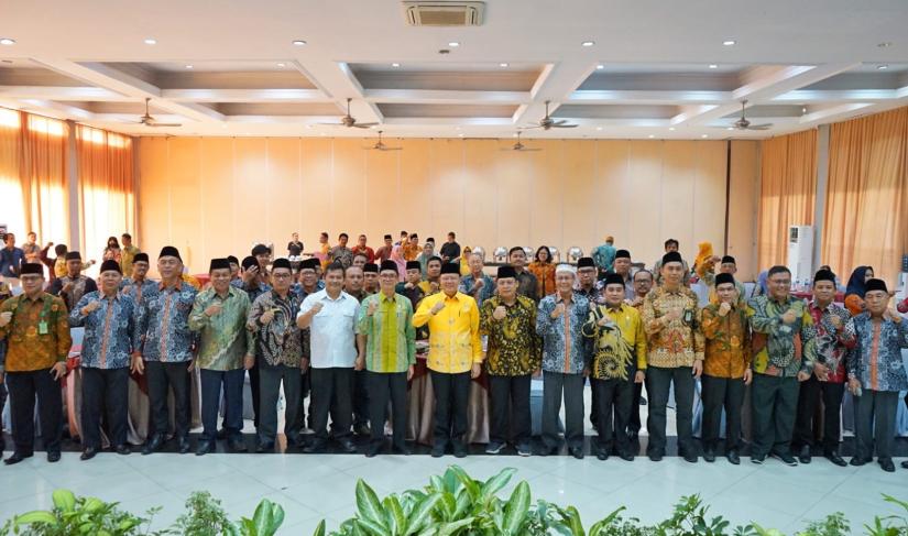 Rakorda Forum Kerukunan Umat Beragama se-Provinsi Bengkulu di Grage Hotel Bengkulu, Kamis (24/8/23).