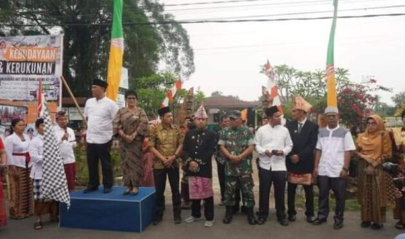 Ketua DPRD BU Sonti Bakara, menghadiri HUT ke 60 Desa Rama agung 