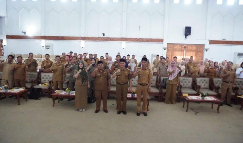 Sosialisasi Peraturan Gubernur (Pergub) Bengkulu Nomor 24 Tahun 2023 tentang Analisis Standar Belanja (ASB) Provinsi Bengkulu, di Gedung Serba Guna (GSG) Provinsi Bengkulu, Selasa (28/11).