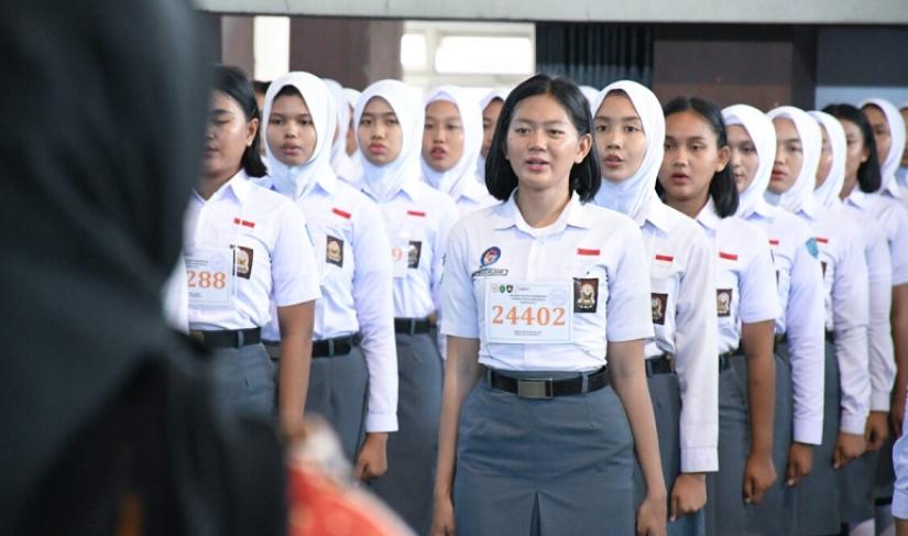 Seleksi Pasukan Pengibar Bendera Pusaka (Paskibraka) Kota Bengkulu Tahun 2023 telah dimulai. Seleksi ini dibuka langsung oleh Wakil Walikota Bengkulu Dedy Wahyudi di Gedung Olahraga (GOR) Sawah Lebar, Rabu pagi (15/3). (foto: Mckb)