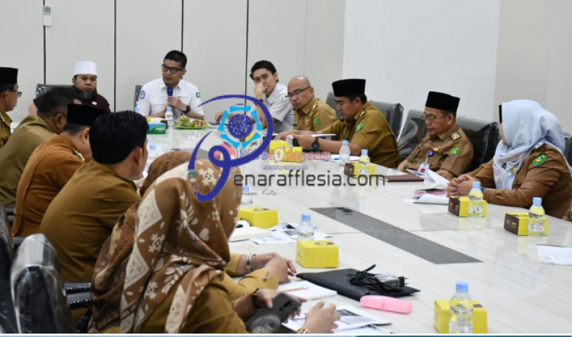 Tampak Sedang Rapat Bahas JKN KIS jararan Pemkot Bengkulu