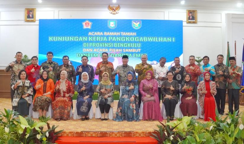 Ramah Tamah Bersama Dalam Rangka Kunjungan Kerja Pangkogabwilhan I, Selasa (23/5/2023).