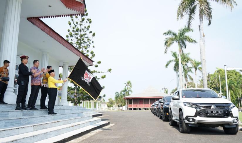 Lepas Chapter Marlborough Bengkulu menuju Palembang, Gubernur Rohidin Ingatkan 3 K