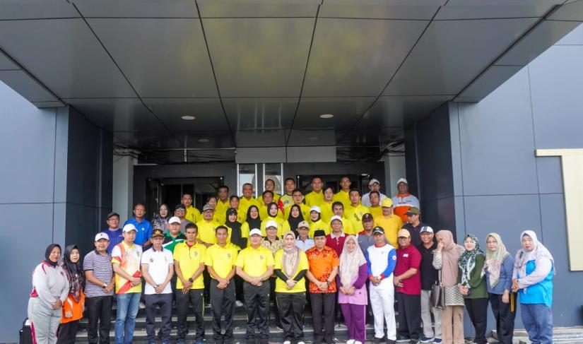 Lepas Kontingen PORNAS XVI KORPRI tahun 2023