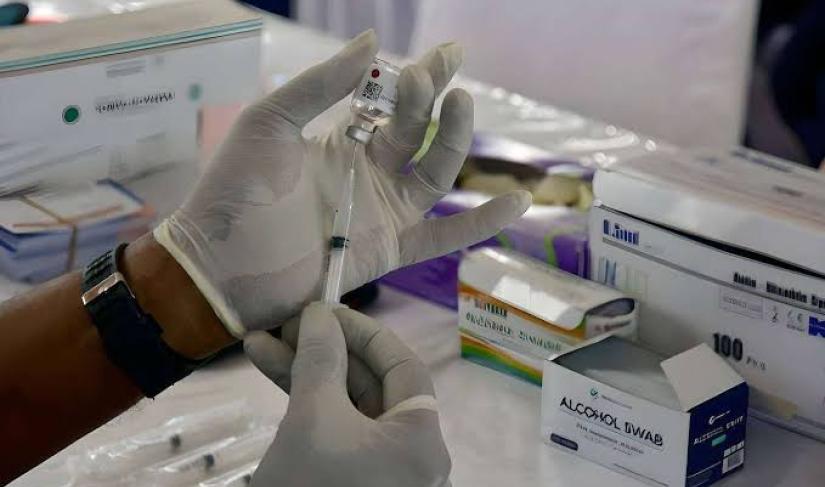 Ilustrasi vaksinasi Covid-19.