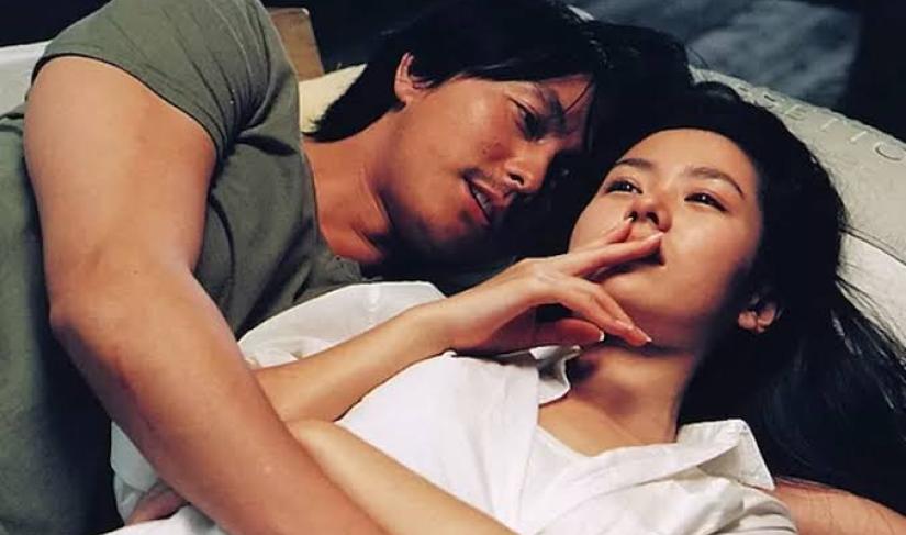 Tangkapan layar film drama semi Korea.