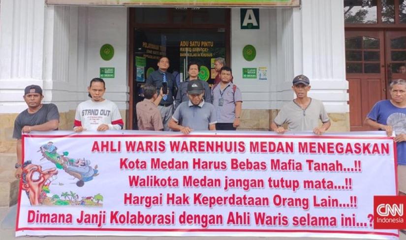 Keluarga ahli waris Gedung Warenhuis menggugat Wali Kota Medan Bobby Nasution sebesar Rp1 triliun ke Pengadilan Negeri Medan atas dugaan perbuatan melawan hukum