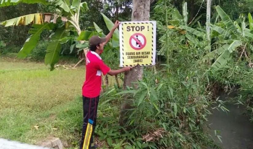 Larangan buang air besar sembarangan/dok.net