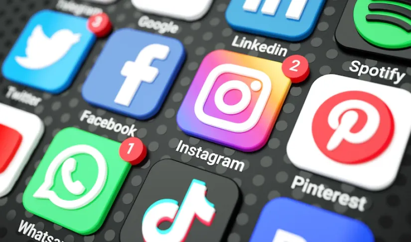 Ilustrasi media sosial
