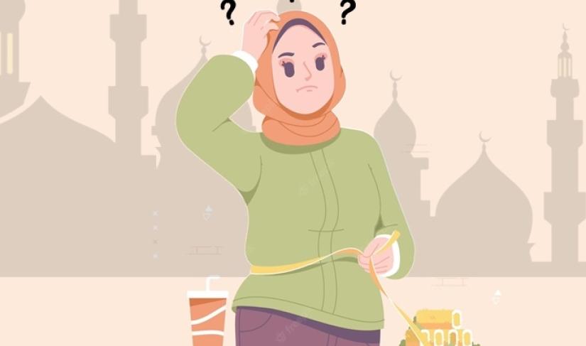 Alasan Berat Badan Naik Saat Puasa  Ramadhan dan Cara Mengatasinya