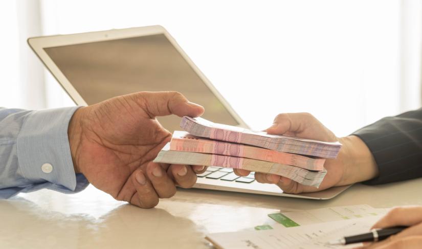 Ilsutrasi pinjam Bank