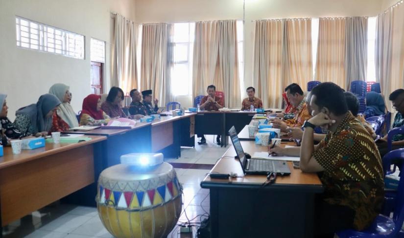 Dispar Provinsi Bengkulu Rapat Evaluasi Kegiatan Triwulan I 2024.