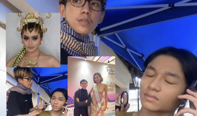 Muh. Rifai atau yang populer dengan panggil Rifai Rias ini sukses menjadi Make-up artis di Jakarta. (Doc:12)