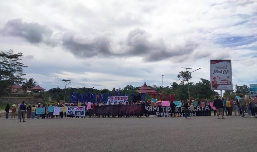 Nelayan Seluma Bersatu Dalam Aksi Memperingati Hari HAM Nelayan dan Masyarakat Sipil.
