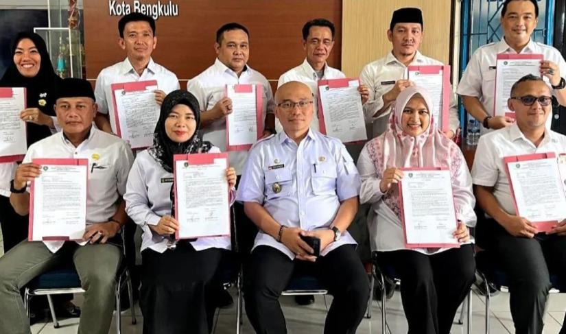 Penandatanganan Fakta Integritas oleh BPKAD Kota Bengkulu