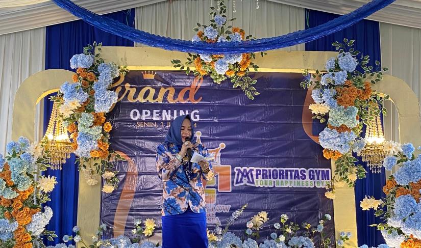 Grand Opening Prioritas Gym Dan Miranda Glow Di Banyuasin
