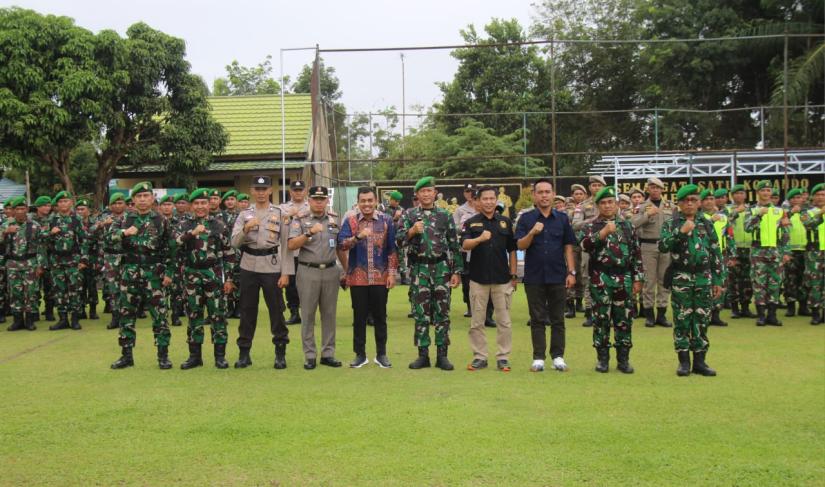 Kodim 0423 / Bengkulu Utara Gelar Apel Siaga Pilkada 2024." Redy Penarafflesia.com"