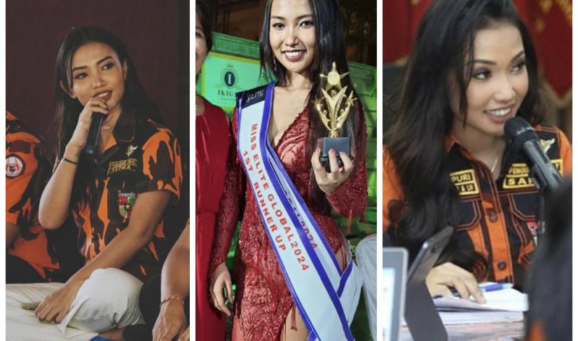 Adinda Puri Miss Elite Global 2024 Indonesia sukses raih Crown 1St Runner Up di ajang Miss Elite Global 2024. (Doc:Gus1)