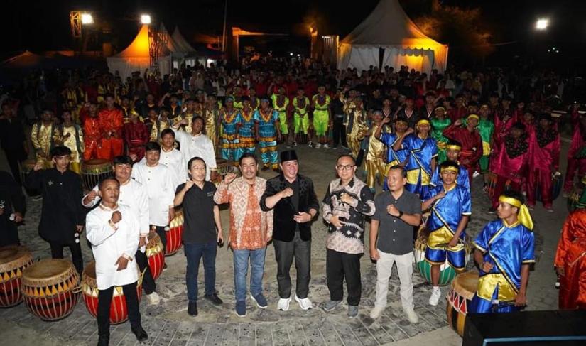 Pembukaan Tradisi Ekspo di kawasan Pantai Panjang, Sabtu (16/11/2024) malam. (Agung~PenaRafflesia.Com)
