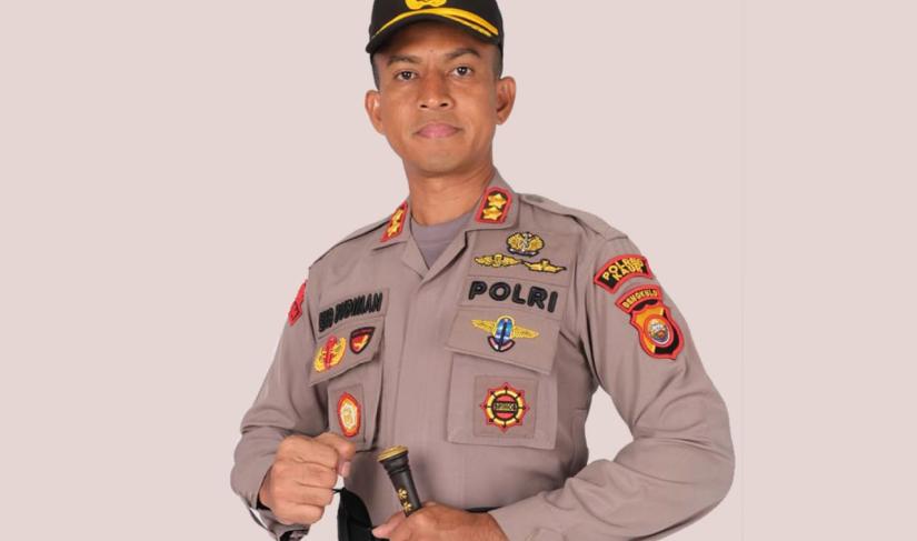 Kapolres Kaur  AKBP. Eko Budiman, S.IK, M.IK, M.Si 