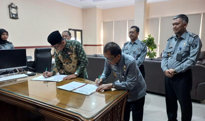 santoso kepala kemenkumham bengkulu adakan kerja sama bersama fh unib 