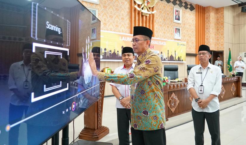 Isnan Fajri Hadiri Loncing Pengunaan Aplikasi  Sistem Inofasi Laporan Hibah