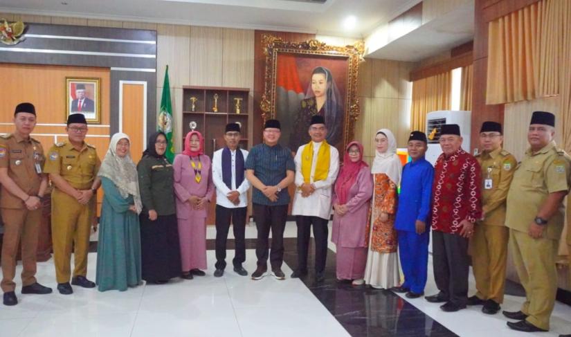 Audiensi BMA Provinsi Bengkulu dengan Gubernur Rohidin Mersyah di Ruang Kerja Gubernur Bengkulu pada Senin (18/03)
