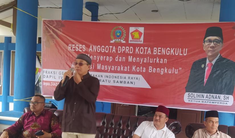 Dewan Perwakilan Daerah kota Bengkulu Sholihin Adnan, S.H 
