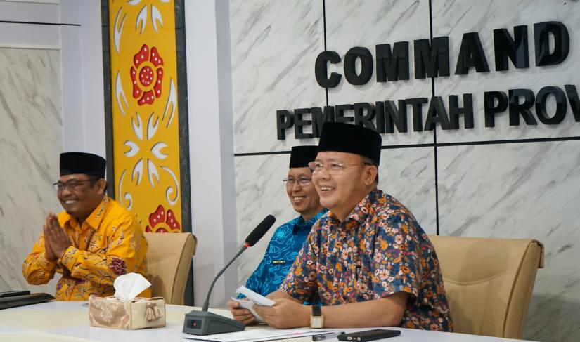 Gubernur Rohidin Penyerahan LKPD TA 2023 Provinsi Bengkulu kepada BPK RI 