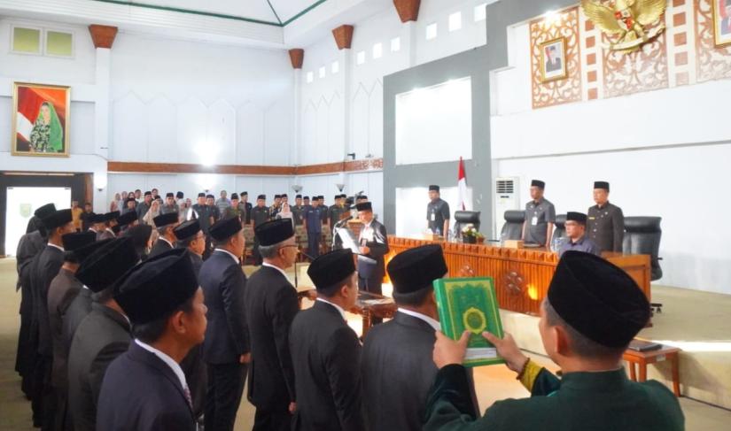 Pelantikan Pejabat Eselon II dan III Pemprov Bengkulu, Jumat (12/7)