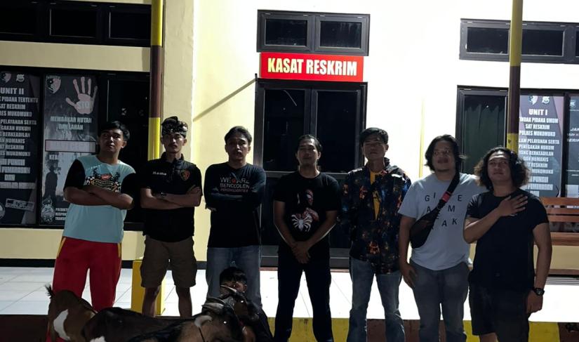 Sat Reskrim Polres Mukomuko Ciduk Spesialis Pencurian Hewan Ternak Foto/Dok;