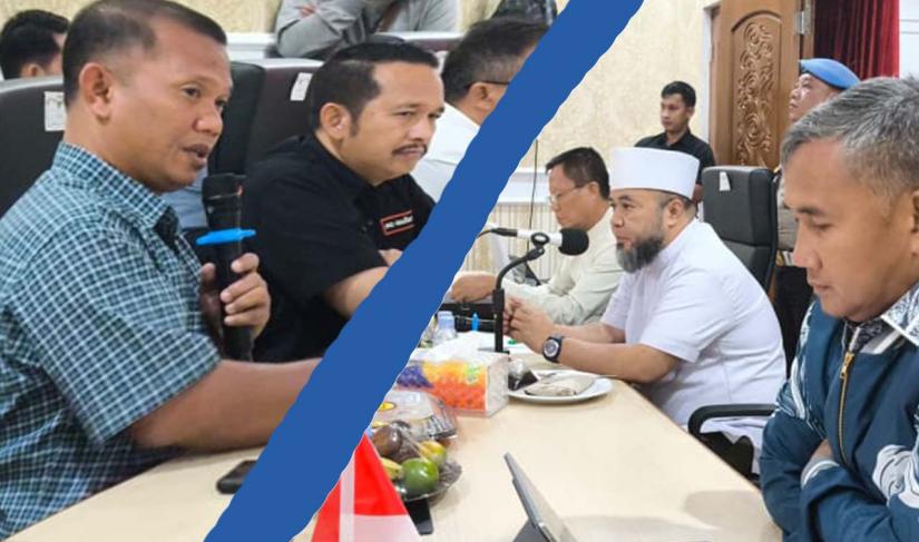 Rapat Koordinasi Forkopimda Provinsi Bengkulu membahas situasi distribusi BBM, Sabtu (8/11).