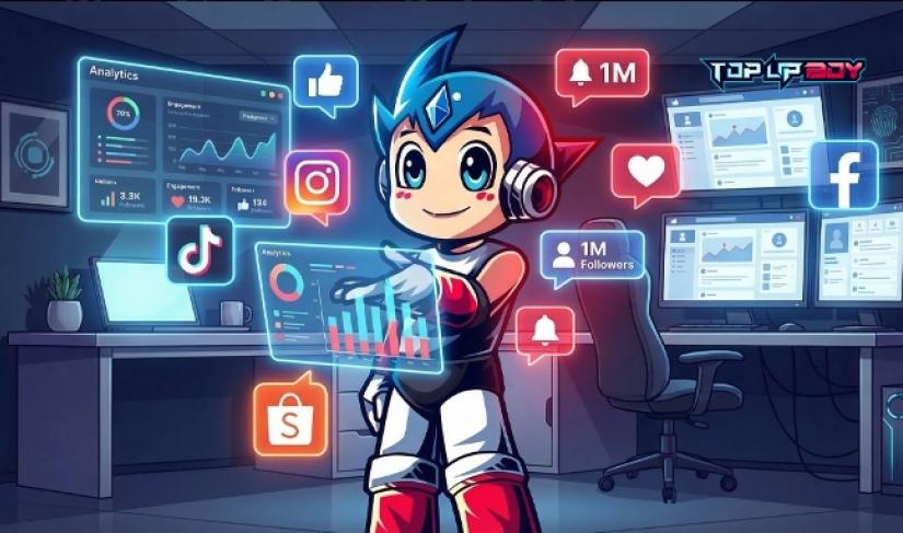 Top Up Boy layanan social media marketing digital yang praktis.