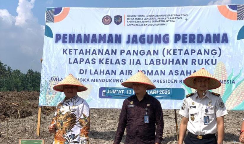 Penanaman jagung perdana dalam rangka program Ketahanan Pangan