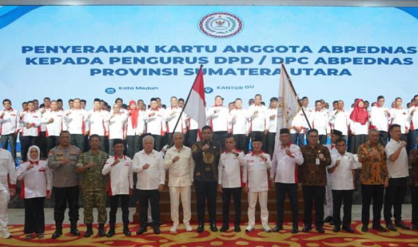 Pengukuhan Pengurus DPD dan DPC Asosiasi Badan Permusyawaratan Desa Nasional (Abpednas) Sumut.