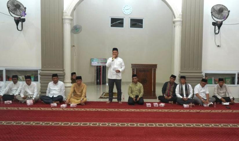 Mesjid Alfallah sei Renggas kecamatan Kisaran Barat, Selasa (3/3).