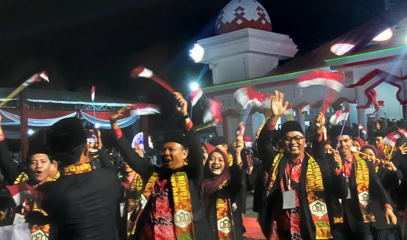 Pembukaan Musabaqah Tilawatil Qur’an (MTQ) ke-37 tingkat Provinsi Bengkulu yang digelar di Kabupaten Seluma berlangsung meriah dan penuh antusiasme, Rabu (13/5/2026).