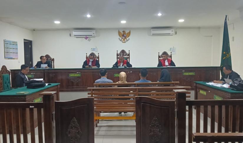 Sidang perkara dugaan penggelapan dana perusahaan distributor pupuk CV Mandiri Sejahterah