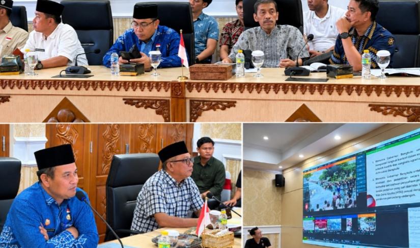 Sekretaris Daerah (Sekda) Provinsi Bengkulu Herwan Antoni memimpin langsung rapat, digelar di Balai Raya Semarak, Jumat (25/9). 