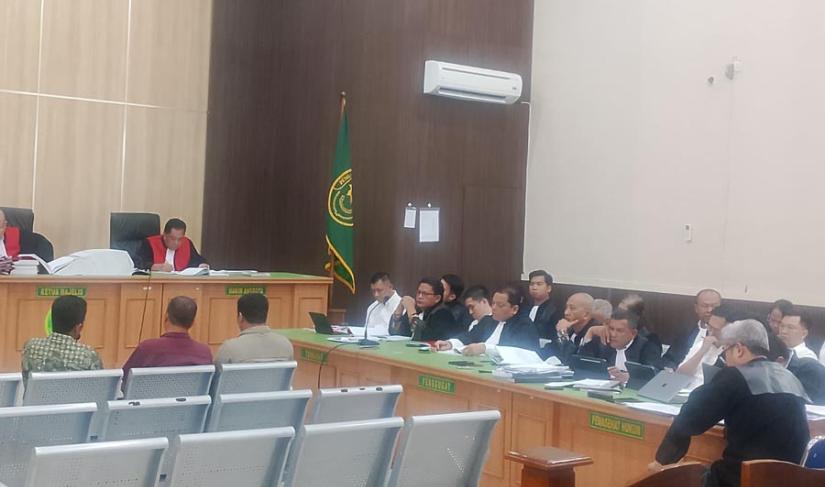 Sidang lanjutan dugaan perkara korupsi sektor pertambangan batu bara PT. RSM yang menjerat Bos Tambang Beby Hussy di Pengadilan Tipikor Bengkulu, Senin (19/01/2026). (Yusuf/PenaRafflesia.Com)
